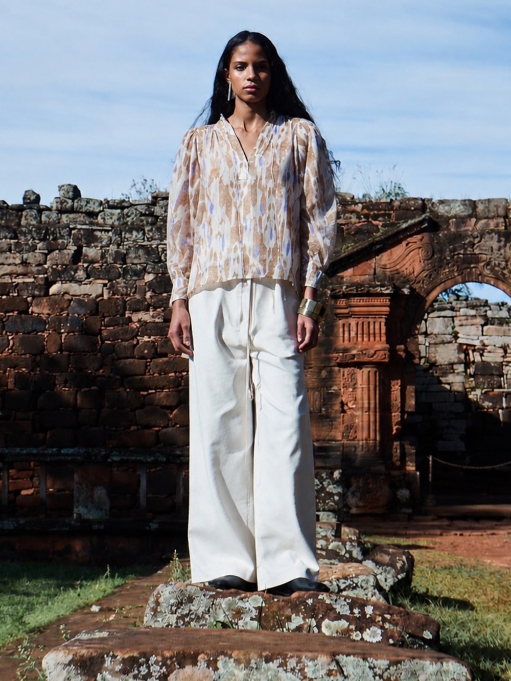 Maria Cher Tartagal Cora Blouse in Mix